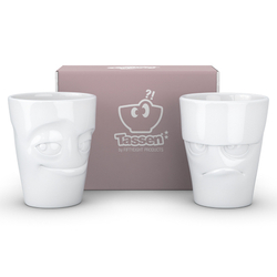 Набор кружек 2шт 350мл Tassen Grumpy & Impish белый