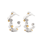 Серьги Конфетти c латунью