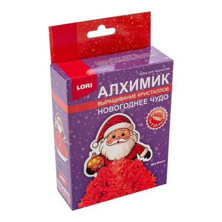 Набор для выращивание кристаллов "Дед Мороз" 5+