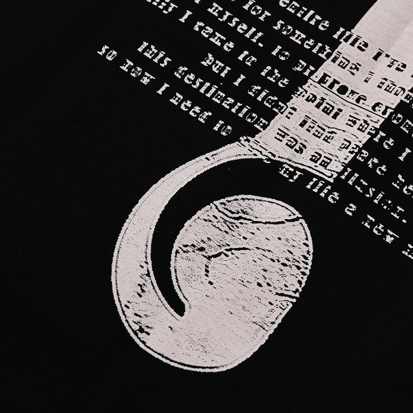 Футболка «Amane» Layered Kimono Черная - фото 8