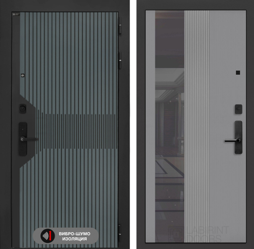 Смартлаб 32 серый рельеф софт с тонированным зеркалом