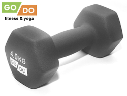 Гантель матовая в неопреновой оболочке GO DO