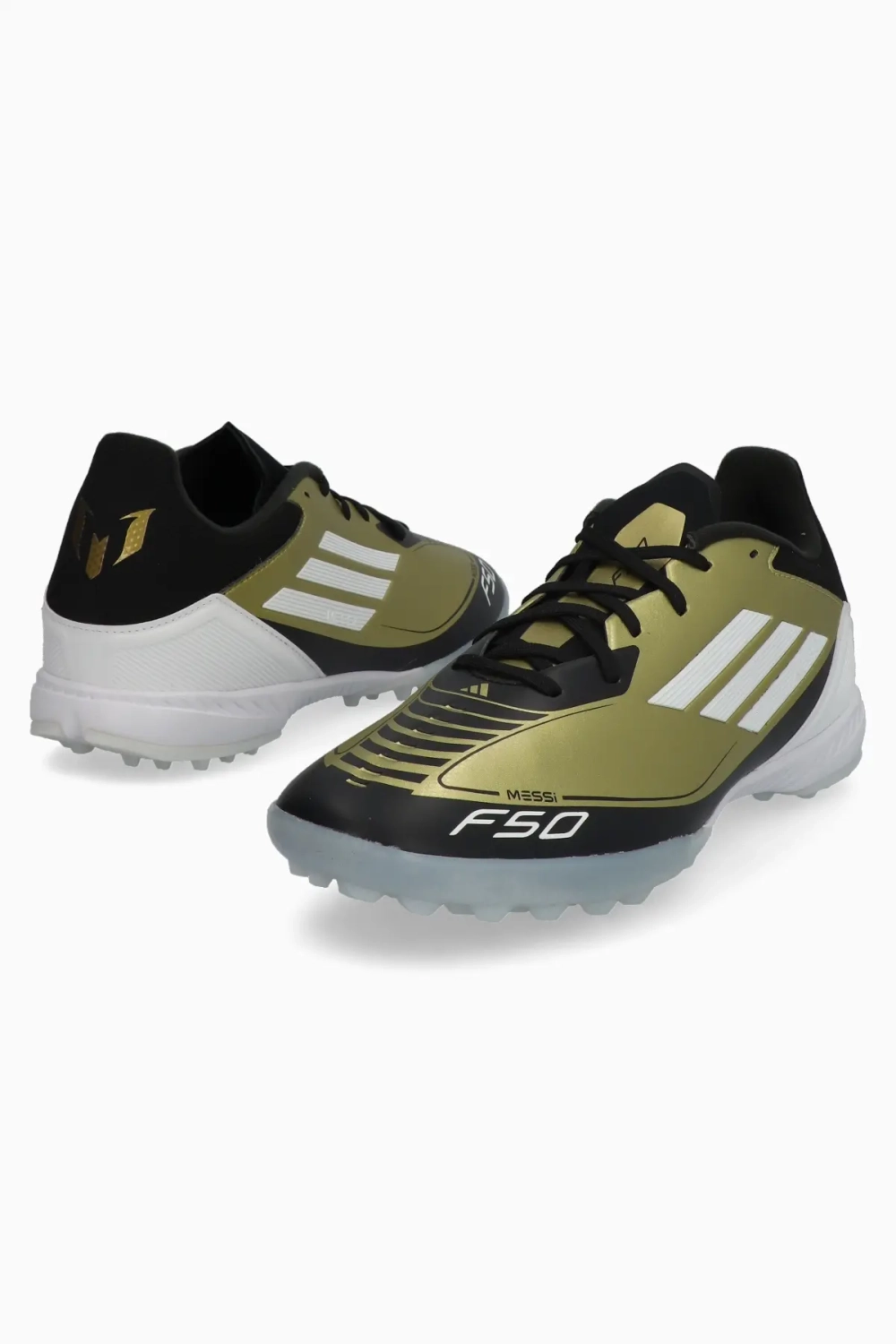 Сороконожки adidas F50 League Messi TF - золотой