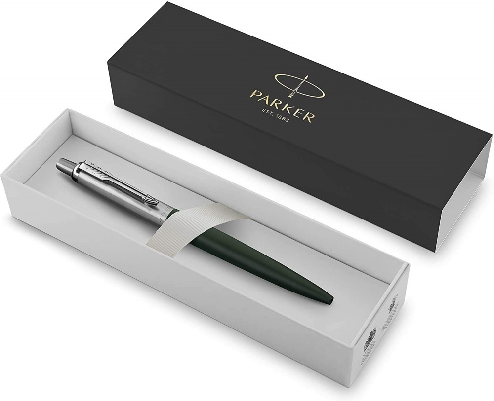 Шариковая ручка Parker Jotter XL, Green CT, стержень: M