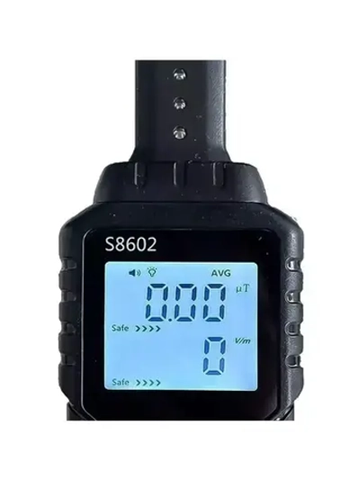 Детектор электромагнитного излучения 3-в-1 S8602: дозиметр для измерения электрического поля, магнитного поля и температуры