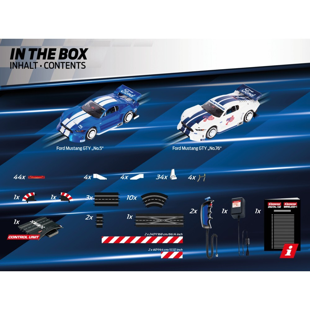 Carrera DIGITAL 132 - Автомобильный трек 5,7 м Стартовый набор + 2 машинки 30033 / артикул   30033  / GTIN 4007486300330