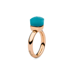 Кольцо Qudo Firenze turquoise opal 18 мм 610616/17.8 BL/G