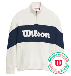 Мужская теннисная кофта Wilson Parkside 1/2 Zip Pullover - разноцветный