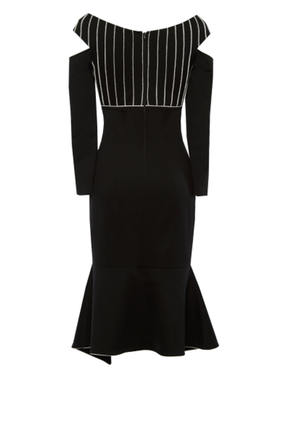 Платье с ассиметричным воланом 13-18FW