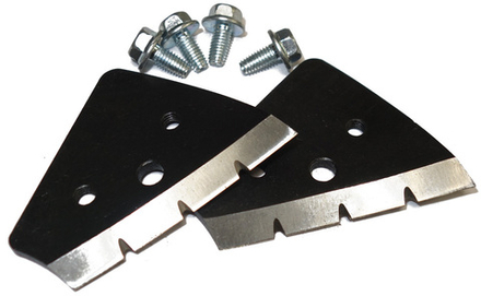 Ножи зубчатые сферические TITAN для ледобуров и шнеков Mora Ice Nova System 130 мм (с болтами для крепления), арт. DNZ-130