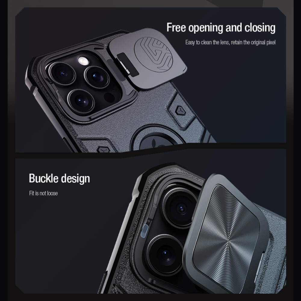 Чехол Nillkin CamShield Armor PROP Magnetic для iPhone 16 Pro Max