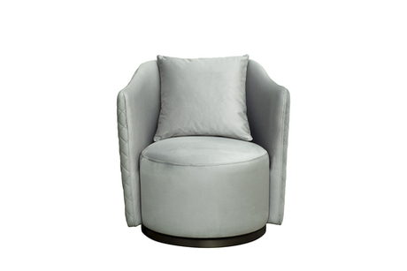 Кресло вращающееся велюровое 70х77х80см Garda Decor Verona мятное