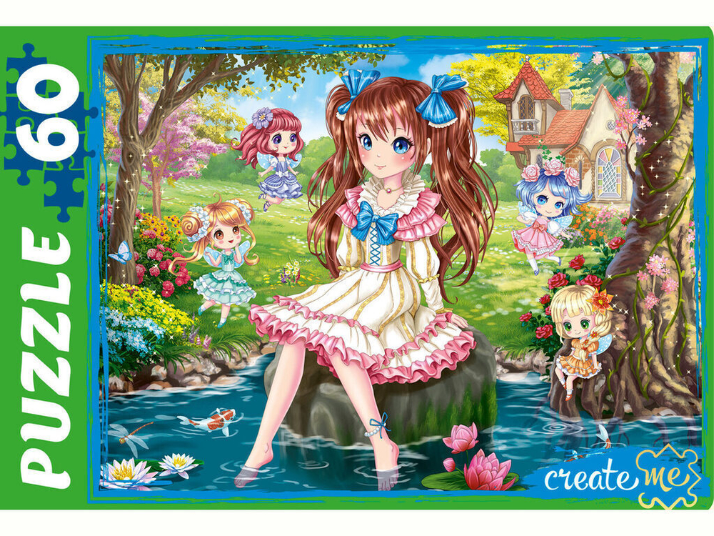 Пазлы 60 элементов 237*330мм. "Лесные феи"