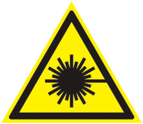 W10 "Опасно. Лазерное излучение"