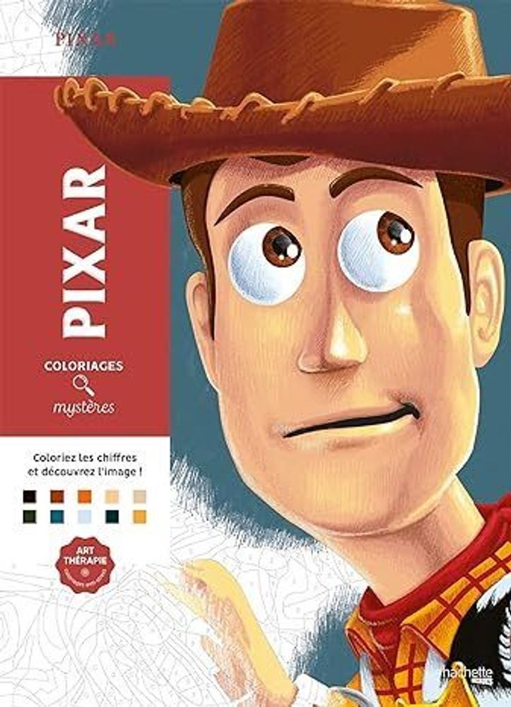 Раскраска по номерам Coloriages mysteres Disney - Pixar, 128стр.