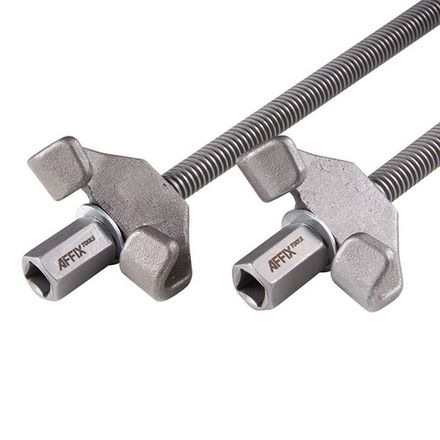 Цена на AFFIX (AF10003370) Стяжка амортизаторных пружин, 370 мм, вороненая, двойной крюк, 2 предмета