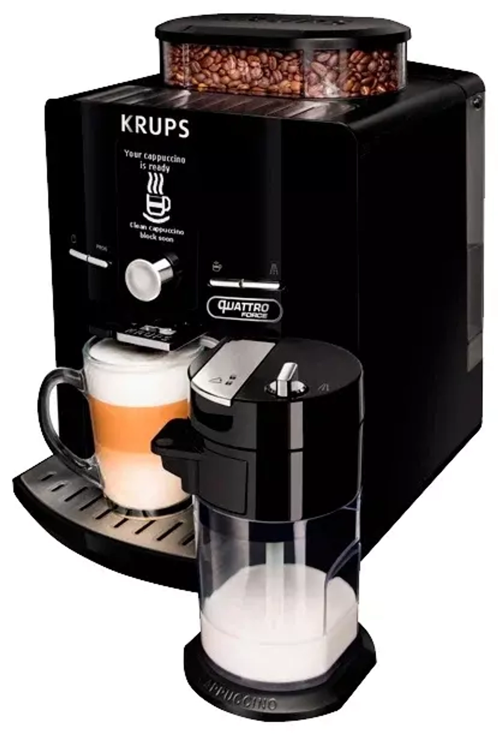 Кофемашина автоматическая Krups Quattro Force EA82F810