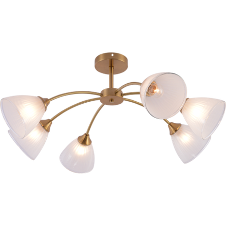 Люстра Rivoli Debra 9189-306 6хЕ27 60 Вт модерн