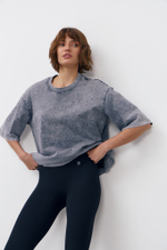 Футболка garment dyed (серый)
