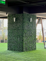 5.23. Вертикальное озеленение колонн искусственной зеленью в ЖК «Development Plaza»