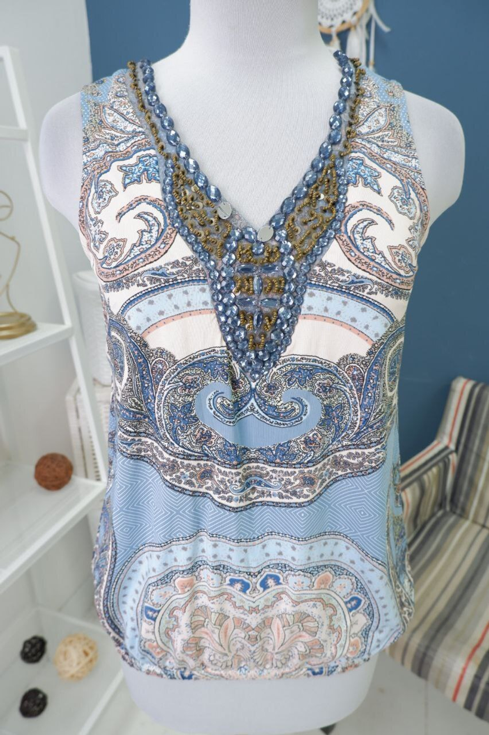 Блуза K-Desing без рукавов 46 размер