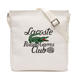 Lacoste Women’s Roland Garros Edition Shoulder Bag - White