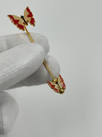 Брошь булавка Бабочки