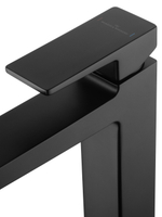 Смеситель для раковины высокий WONZON & WOGHAND CUBE 2.0, Черный матовый (WW-88019068-MB)