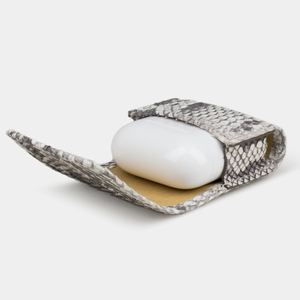 Чехол для наушников Petit из кожи питона, цвета Natur