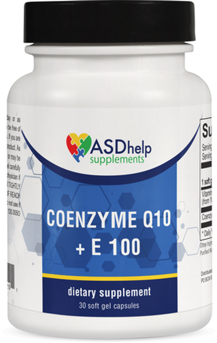 Coenzyme Q10 + E 100 30 soft gels Ubiquinone CoQ 10