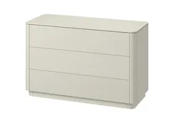 Комод Tammi 3 ящика ширина 120 см (молочный)