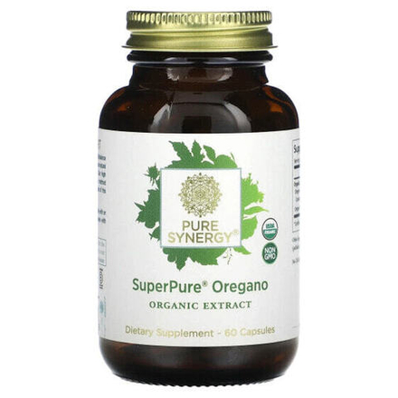 Растительные масла Pure Synergy, SuperPure, орегано, 60 капсул