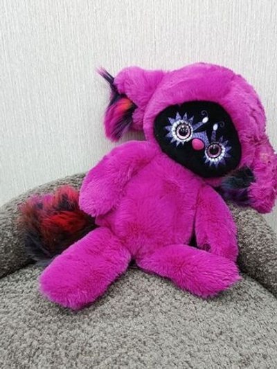 УЦЕНКА Мягкая игрушка Тёко (фуксия) (B1) 25см
