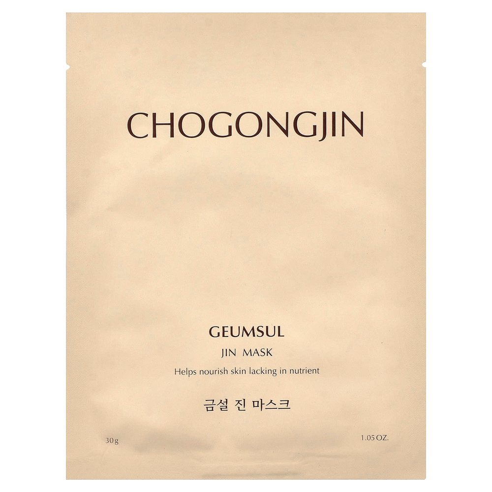 Missha, Chogongjin, косметическая маска кымсул-джин, 30 г (1,05 унции)