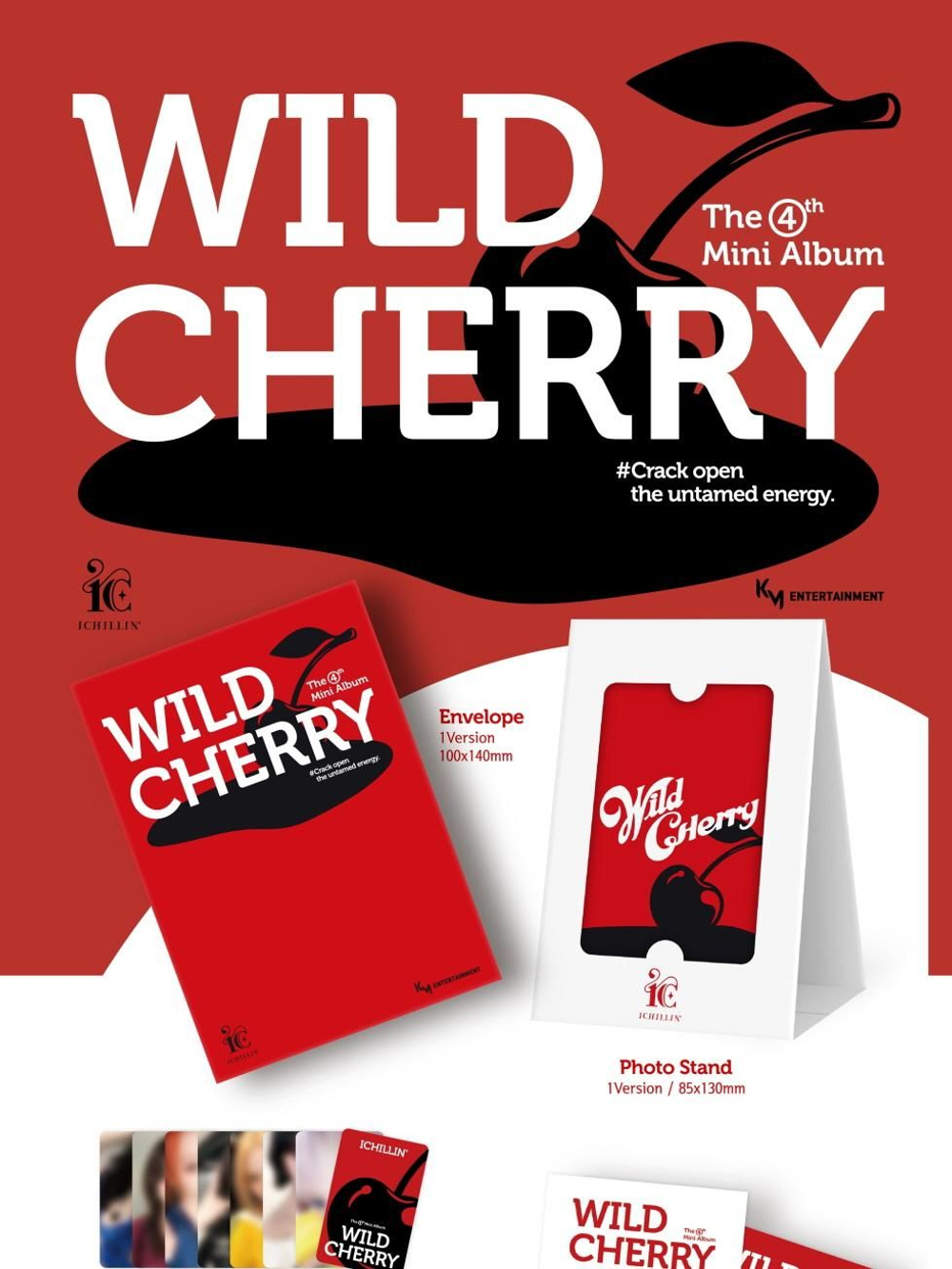 Альбом ICHILLIN' - WILD CHERRY 4th Mini Album POCA ALBUM Version