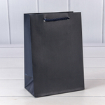 Пакет подарочный 14х20х8см "Фактура" (Синий)