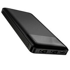 Внешний аккумулятор 10000 mAh с 2 USB Hoco J72 (Черный)