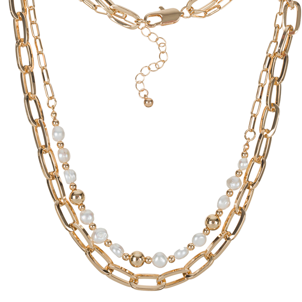 Колье Fiore Luna Pearl Double BL1007 G