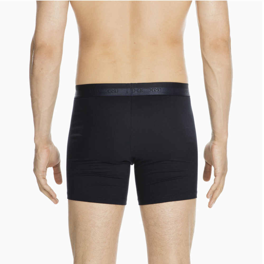 Мужские трусы боксеры удлиненные темно-синие HOM HO1 Long Boxer Briefs HO1 359519_4000RA
