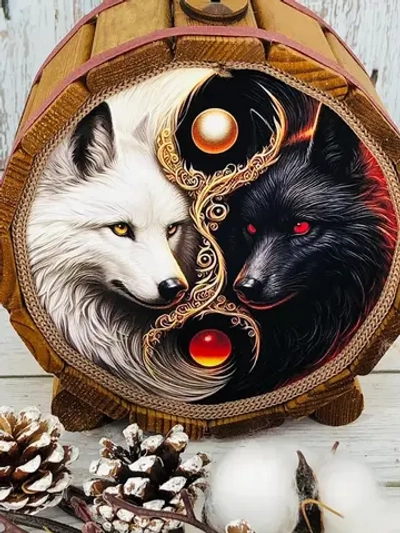 Копилка для денег "Инь и ян 4"