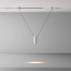 Трековый однофазный магнитный светодиодный светильник Maytoni Flarity   TR157-1-12W3K-PT