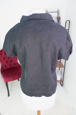 Блузка Banana Split льняная, маркировка 44, визуально на 50 размер