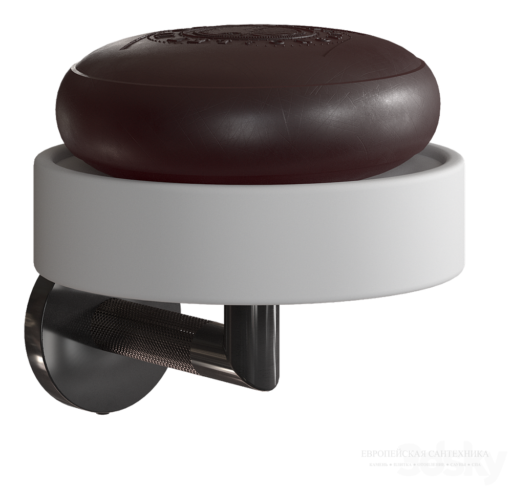 Мыльница Gessi Anello настенная, цвет White/Warm Bronze PVD