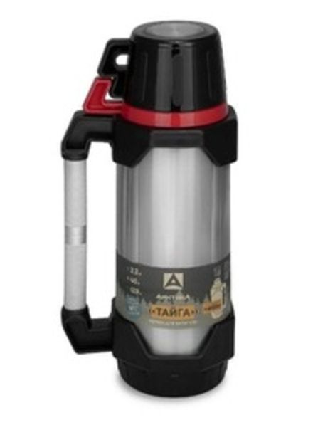 Термос бытовой, вакуумный, питьевой тм "Арктика",2200 мл красный