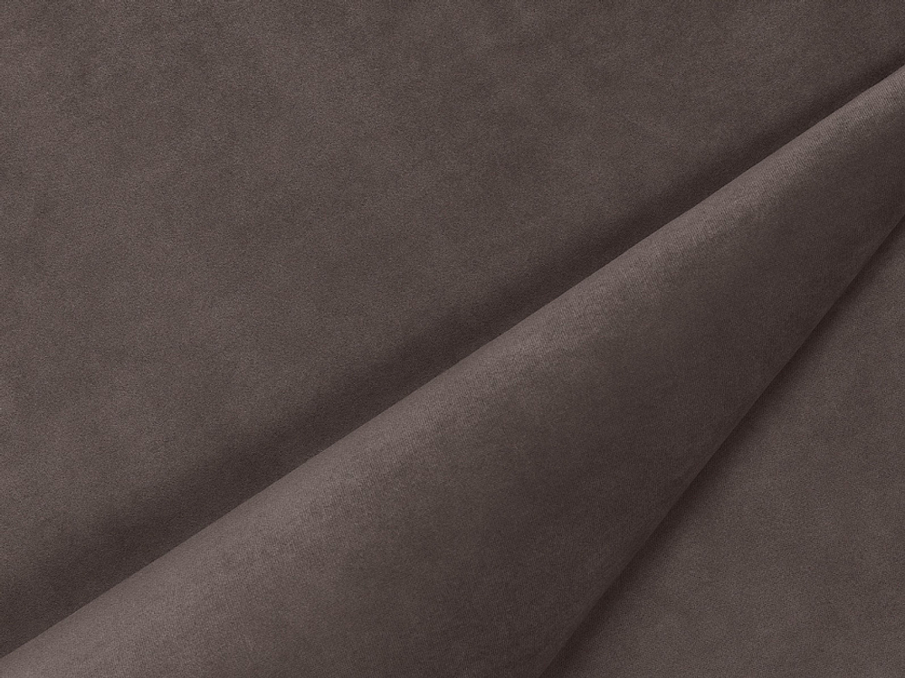 Кровать интерьерная Камилла 160, Коричневый, Велюр, 101301