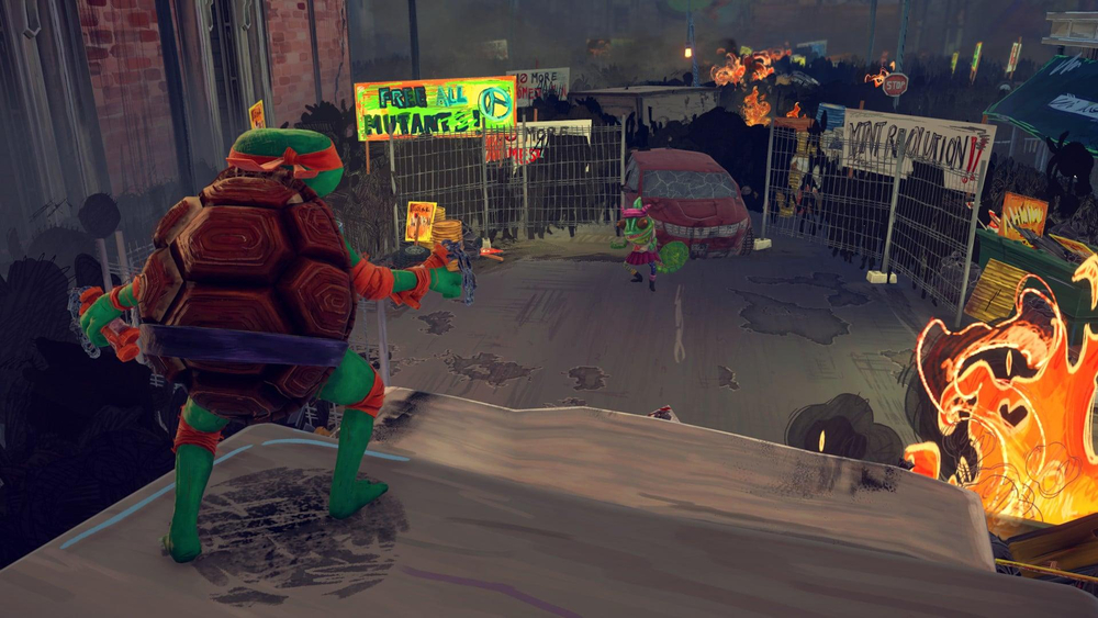 Teenage Mutant Ninja Turtles: Mutants Unleashed (диск для PS4, полностью на английском языке)
