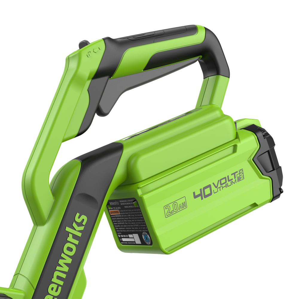 Триммер аккумуляторный Greenworks G40LT331, 40V, 33 см, с 1хАКБ 4Ач и ЗУ (2113507UB)