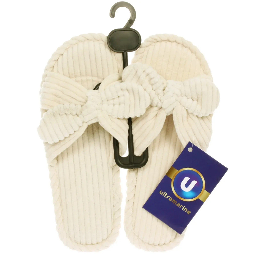 Тапочки женские домашние «COZY», цвет бежевый, р-р 38-39