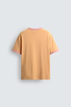 ZARA HARRY LAMBERT X DISNEY ФУТБОЛКА MORTY, ГОРЧИЧНЫЙ