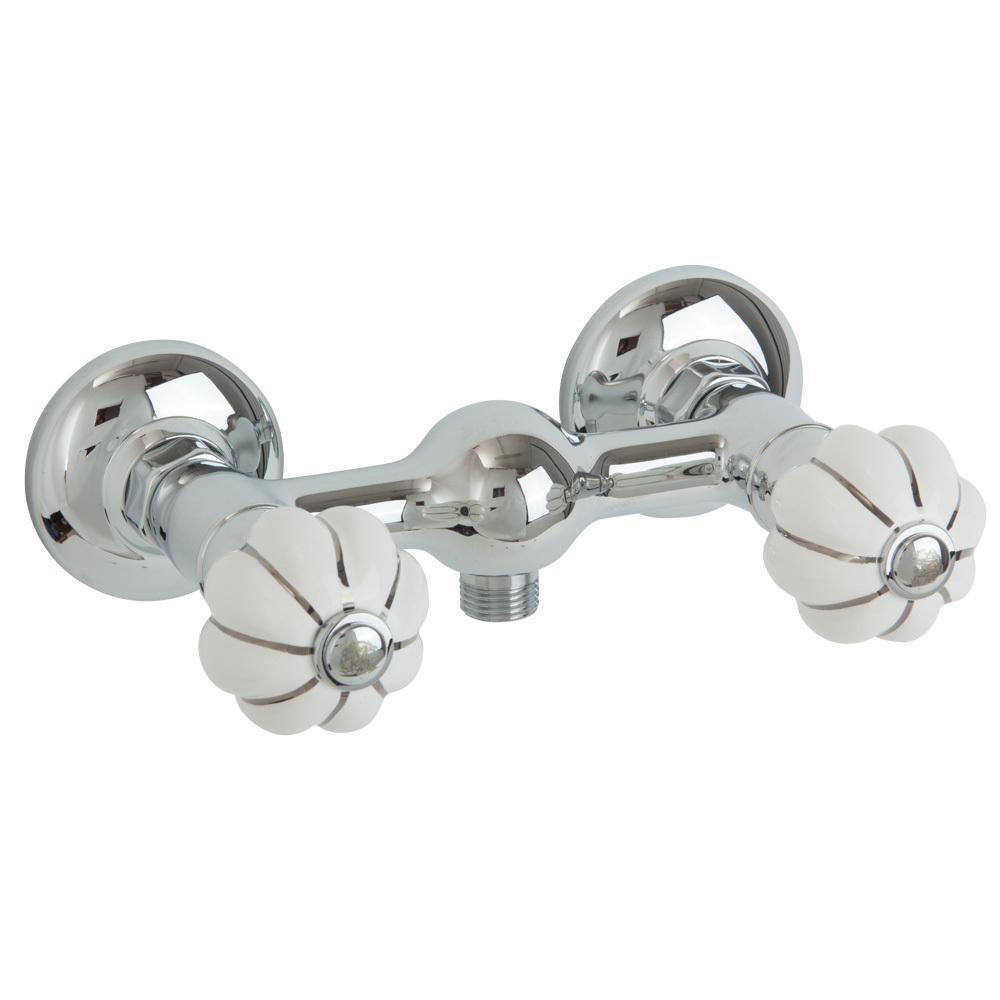 Купить смеситель для душа Migliore Olivia 19014 Белый/декор платина/хром